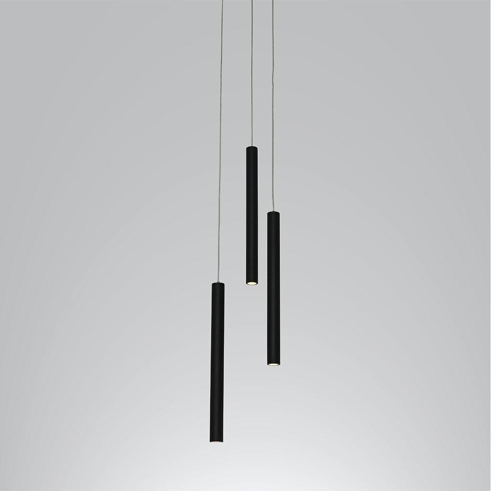 3-Light Adjustable LED Pendant Light Set – Modern Aluminum Island