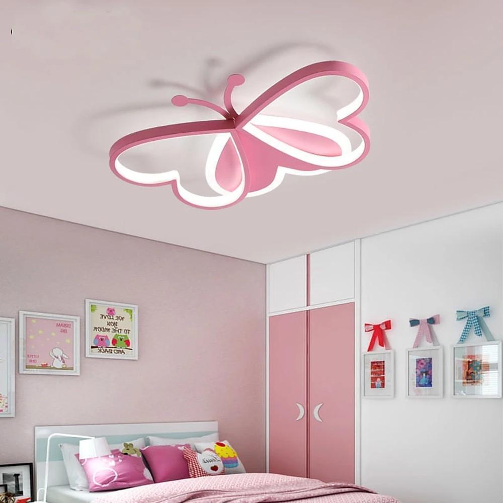 Butterfly Flush Mount LED Ceiling Light Modern Acrylic Metal
