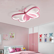 Butterfly Flush Mount LED Ceiling Light Modern Acrylic Metal