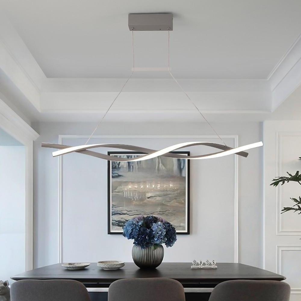 Interwoven Waves LED Pendant Light Modern Hanging Lamp