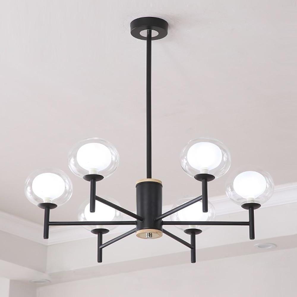 Sputnik Chandelier 18-Light Glass Bubble Industrial Modern Pendant