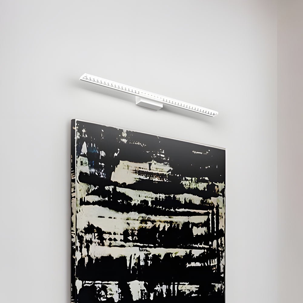 Modern LED Vanity Light with Geometric Acrylic Shade & 3-Step Dimming