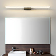 Modern LED Vanity Light with Geometric Acrylic Shade & 3-Step Dimming
