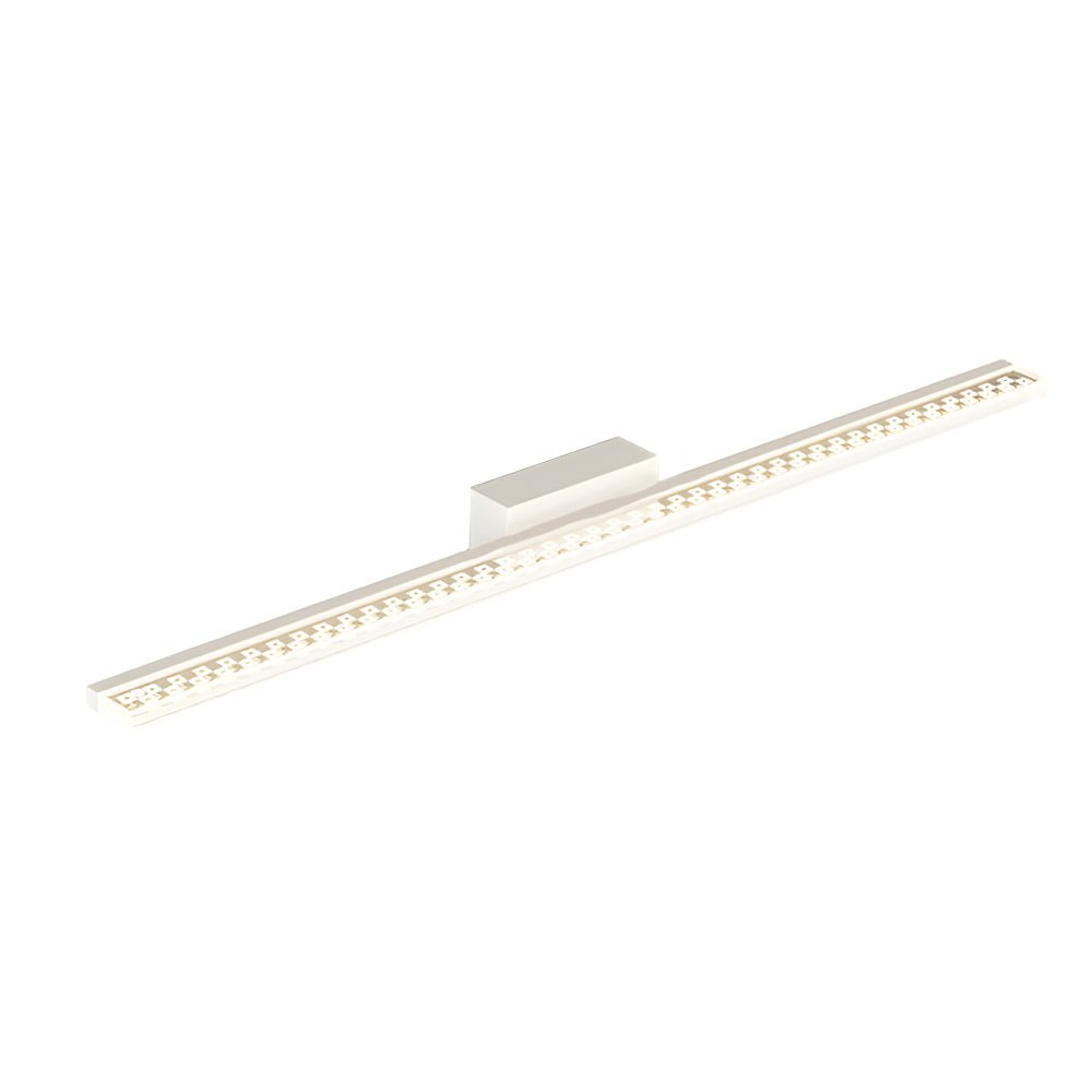 Modern LED Vanity Light with Geometric Acrylic Shade & 3-Step Dimming