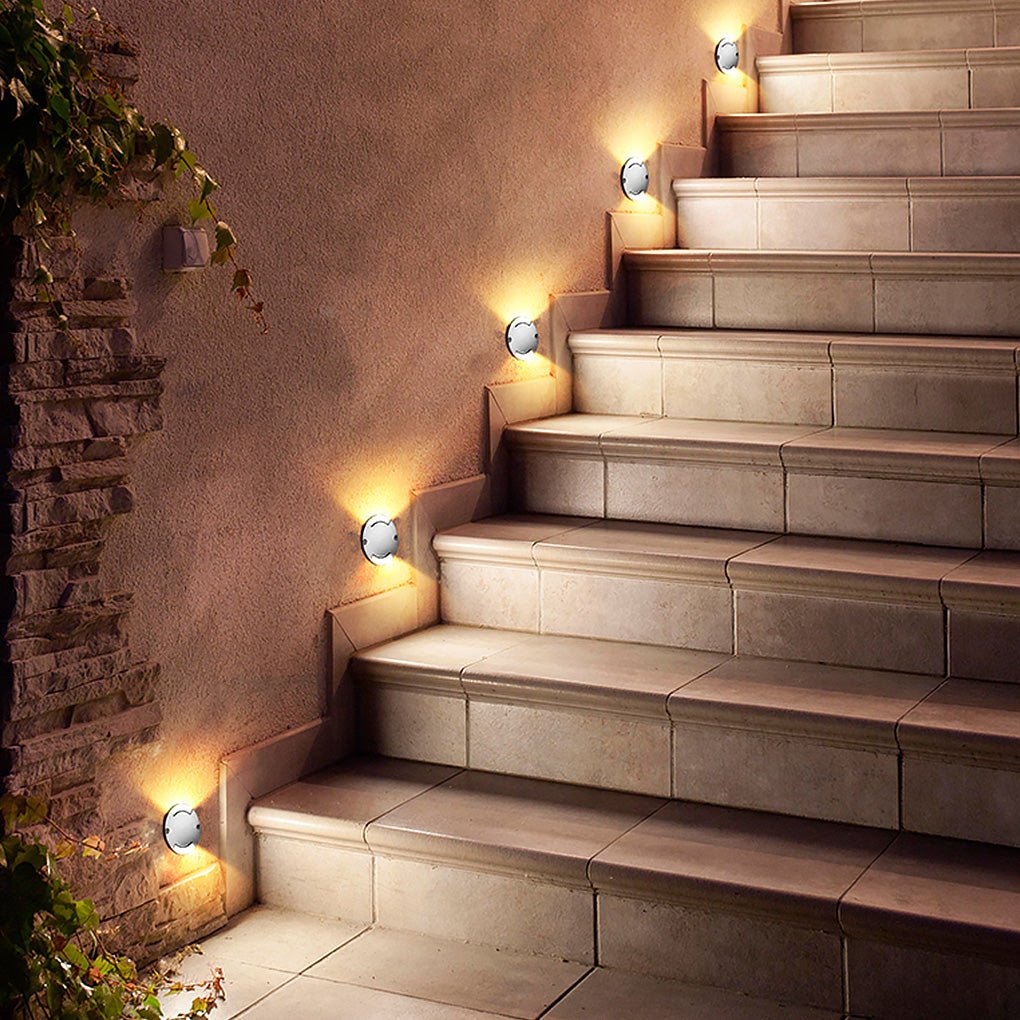 Modern Recessed LED Step Light – Waterproof Aluminum Deck Light