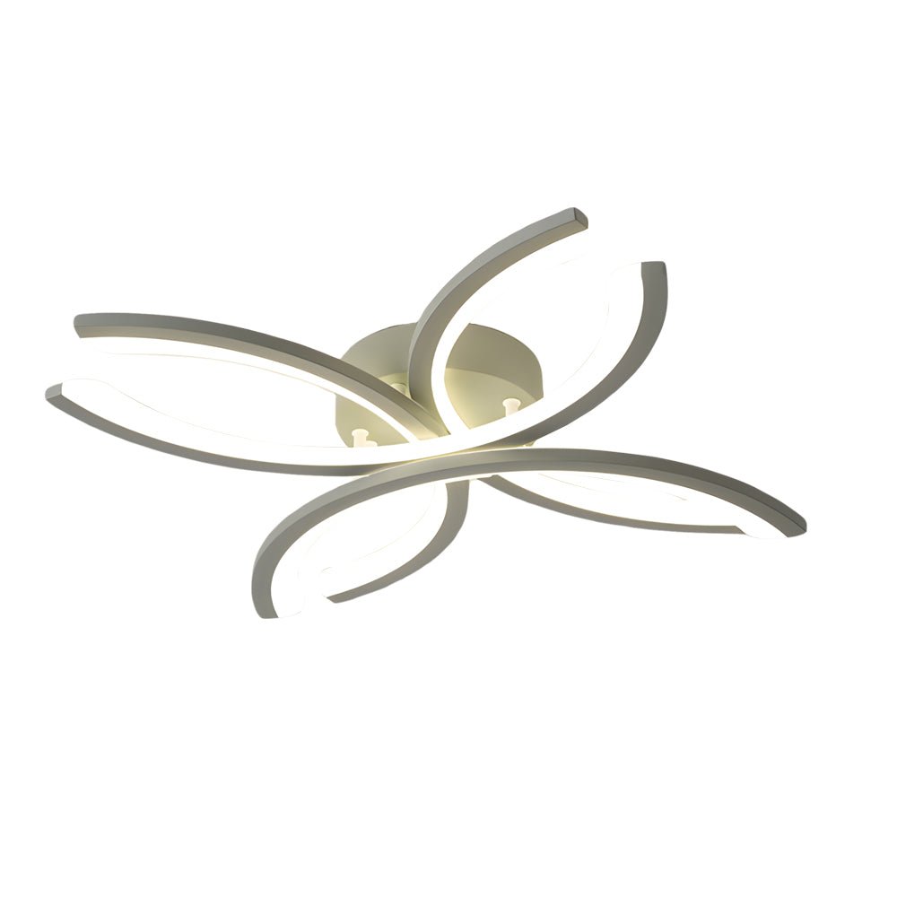 Modern Flower-Shaped Acrylic LED Flush Mount Ceiling Light