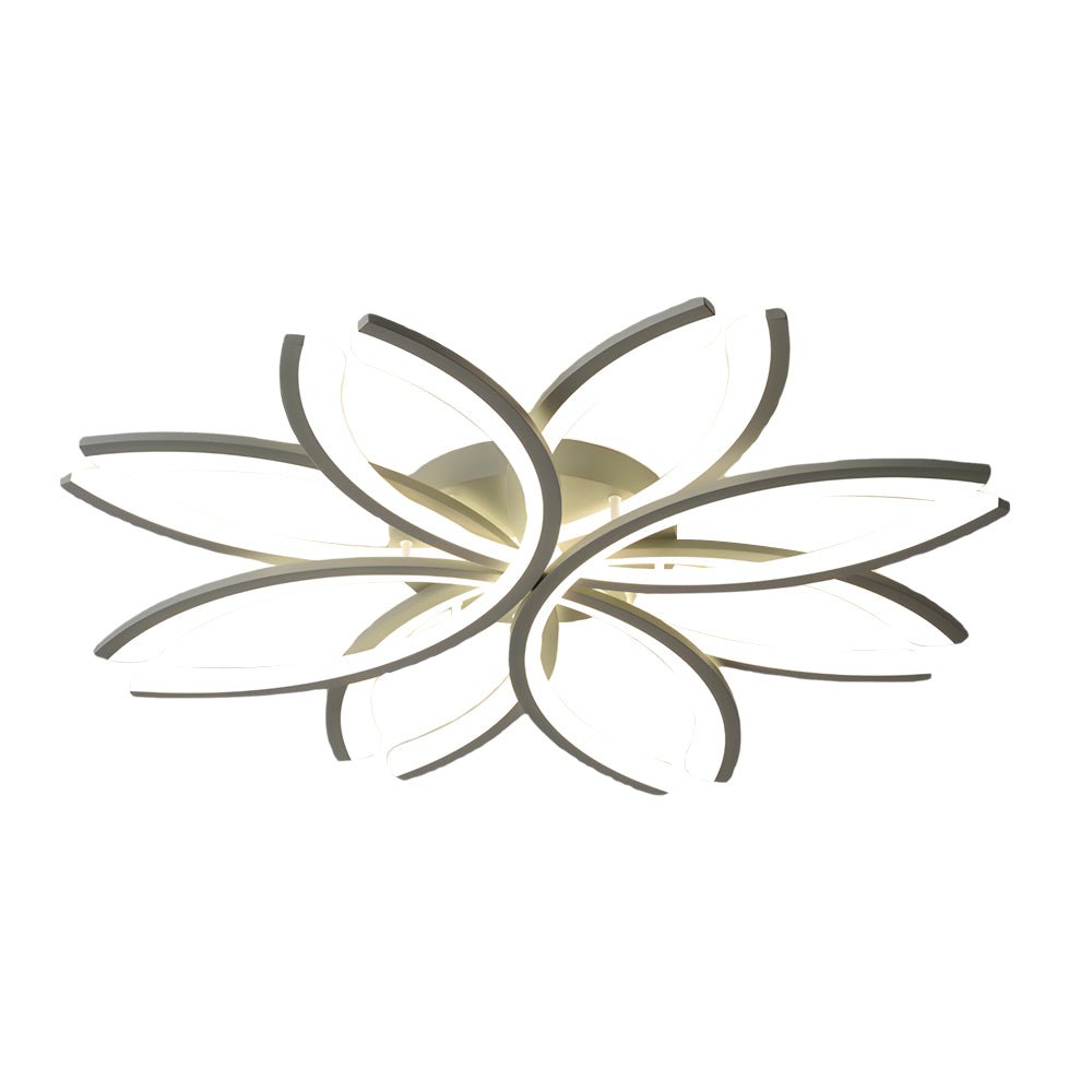 Modern Flower-Shaped Acrylic LED Flush Mount Ceiling Light
