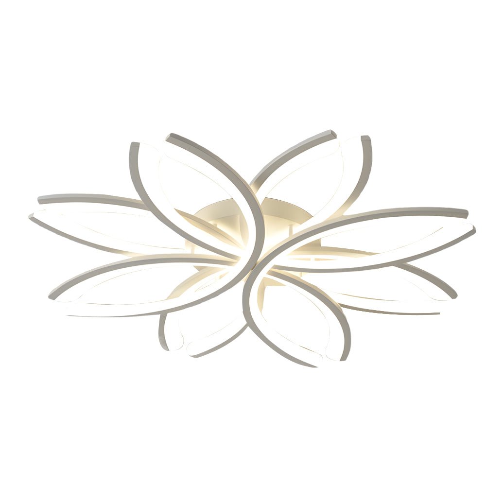 Modern Flower-Shaped Acrylic LED Flush Mount Ceiling Light