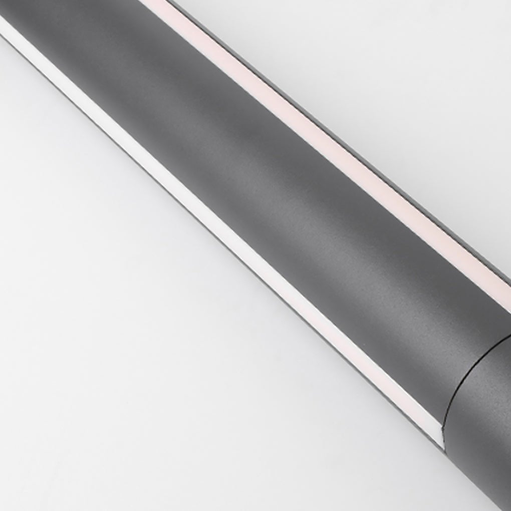 Modern LED Bollard Light - Industrial Outdoor Post Lamp - Aluminum
