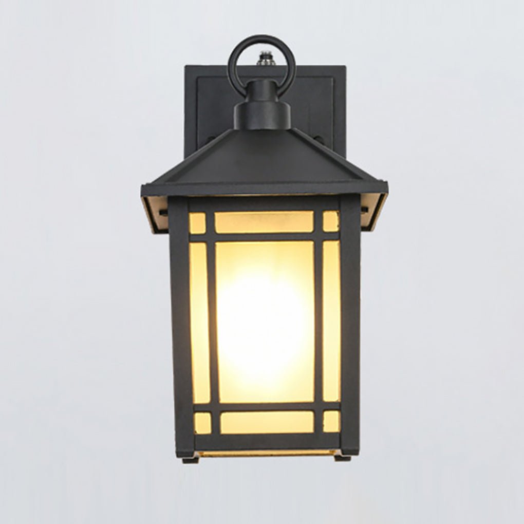 Modern Outdoor Wall Light with Auto Sensor | Waterproof IP65