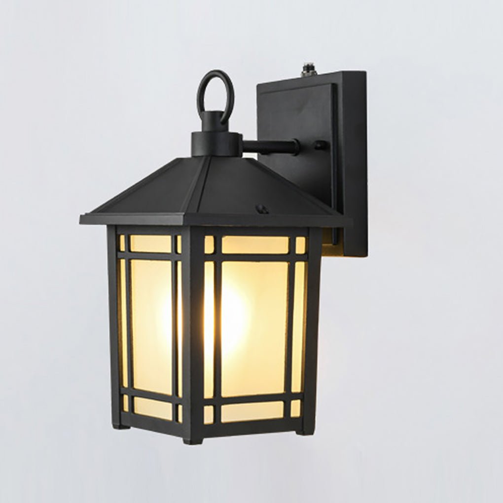 Modern Outdoor Wall Light with Auto Sensor | Waterproof IP65