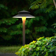 Industrial Hat-Top LED Pathway Light 5W Aluminum Outdoor Lawn Lamp
