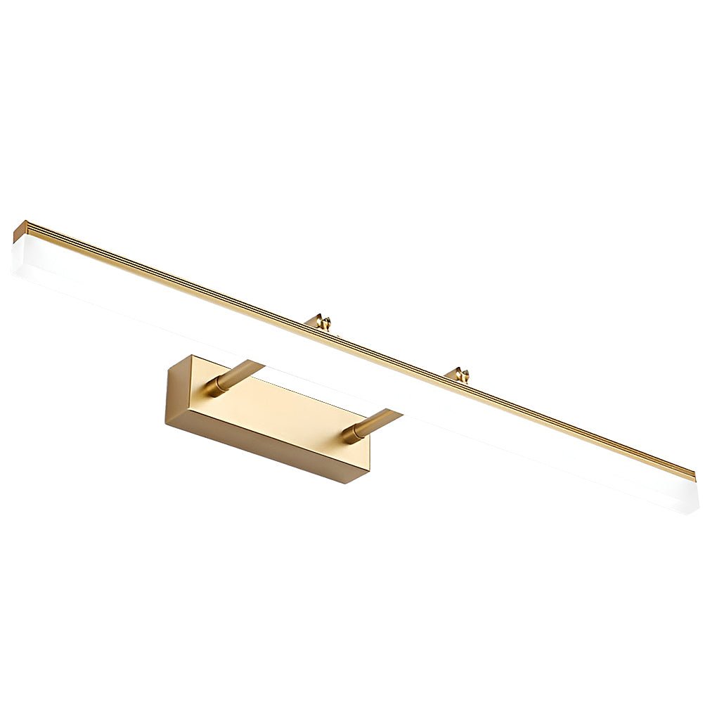 Retractable Vanity Light with Adjustable Acrylic Bar