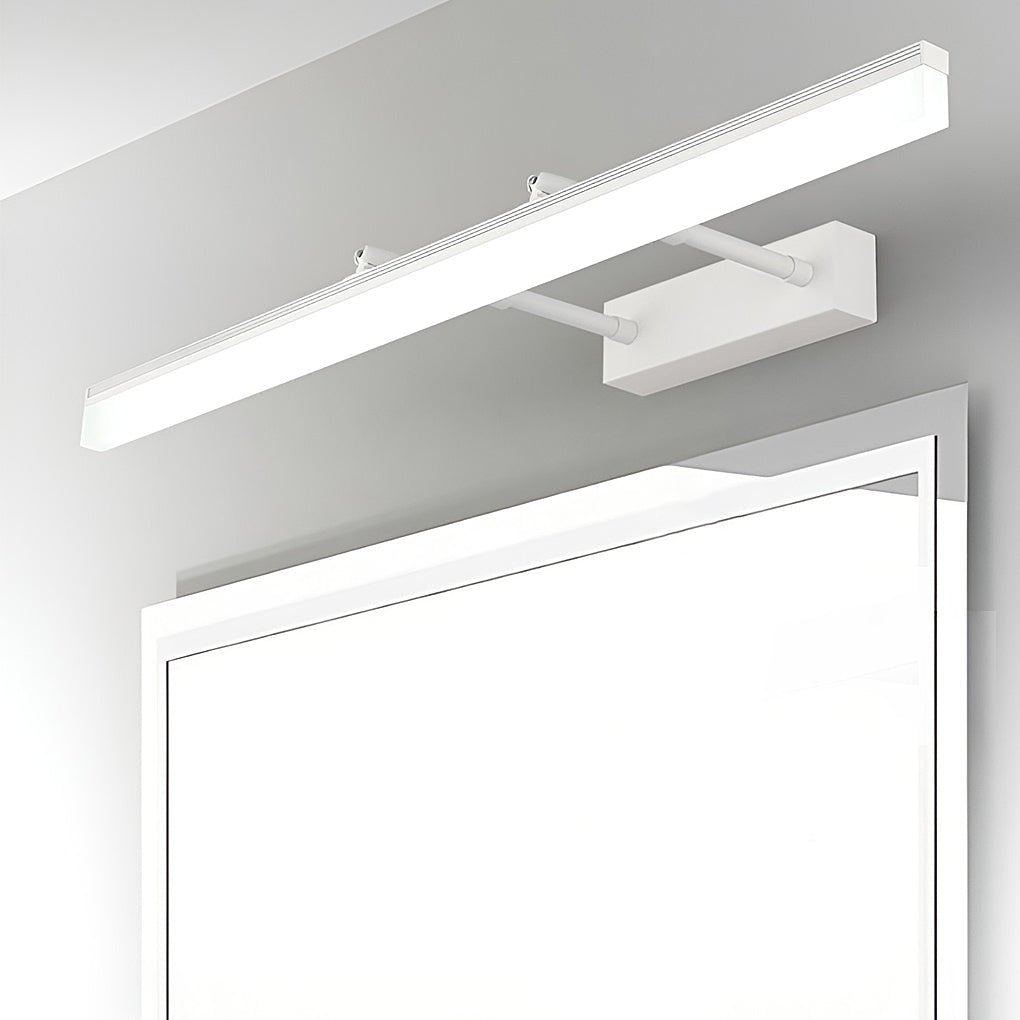 Retractable Vanity Light with Adjustable Acrylic Bar