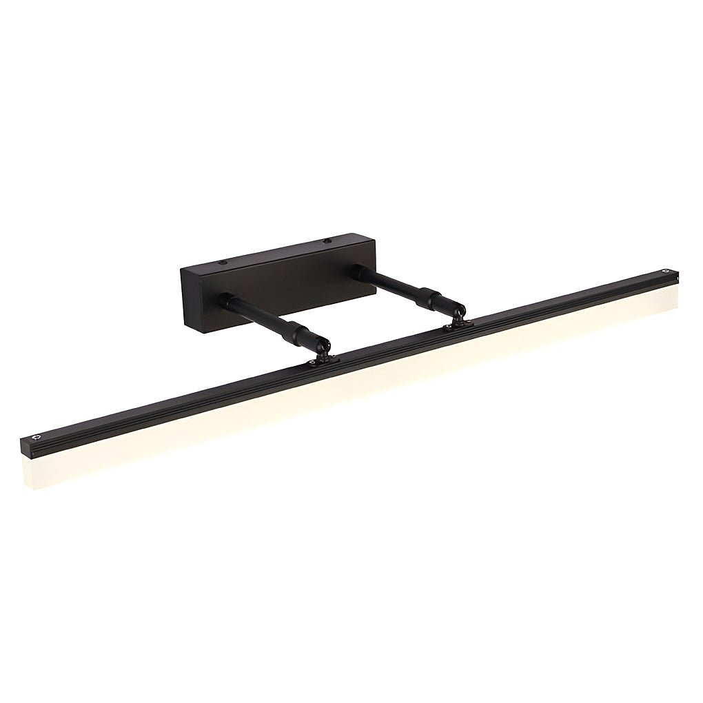 Retractable Vanity Light with Adjustable Acrylic Bar
