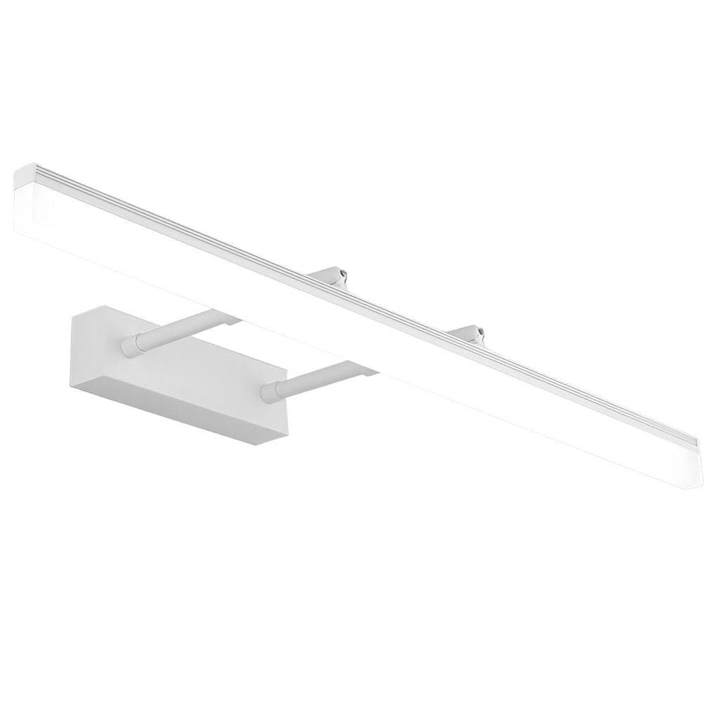 Retractable Vanity Light with Adjustable Acrylic Bar