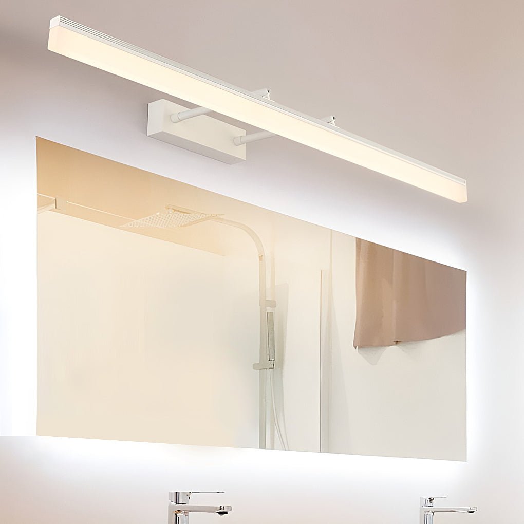 Retractable Vanity Light with Adjustable Acrylic Bar