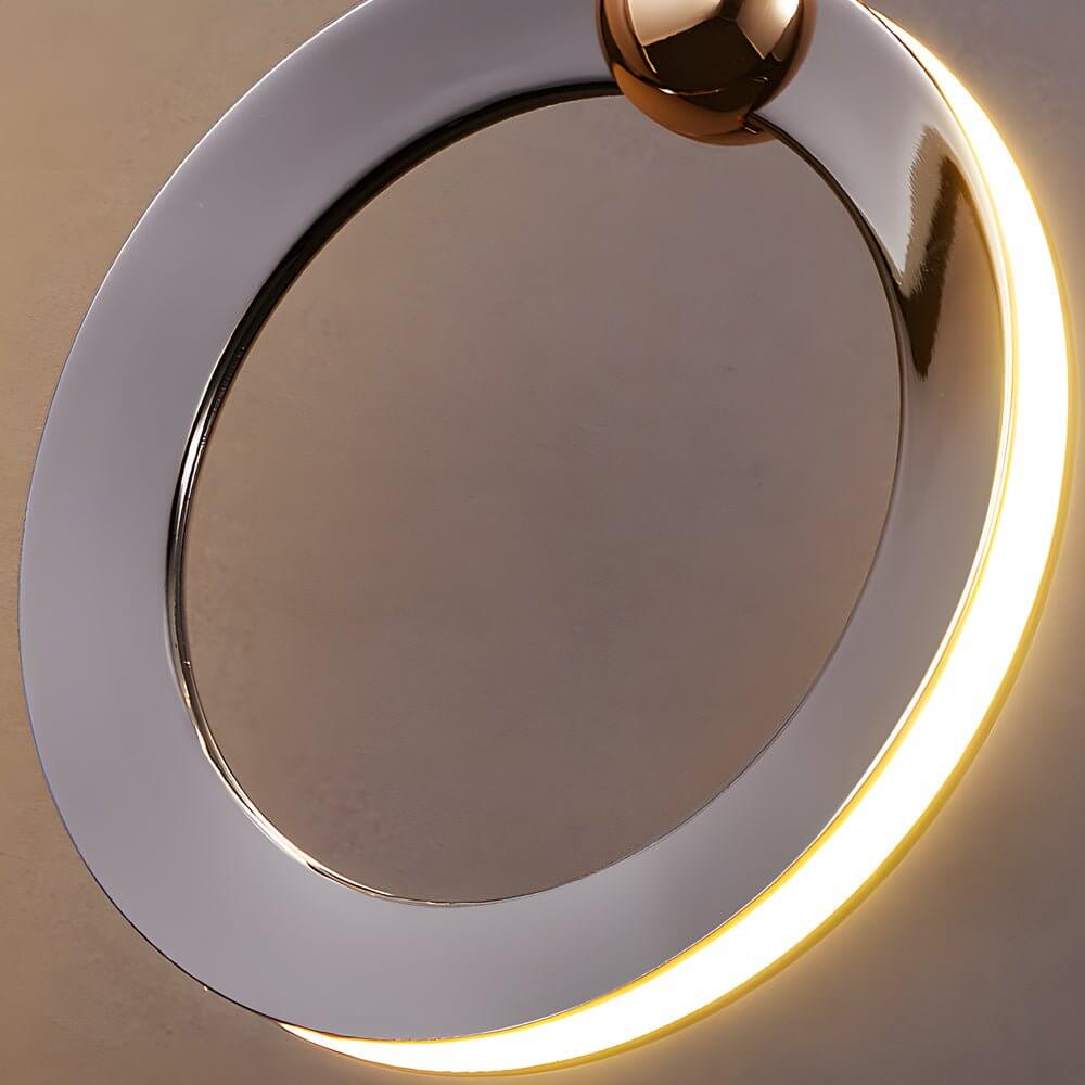 Modern Ring Staircase Chandelier - Dimmable LED Multi-Light