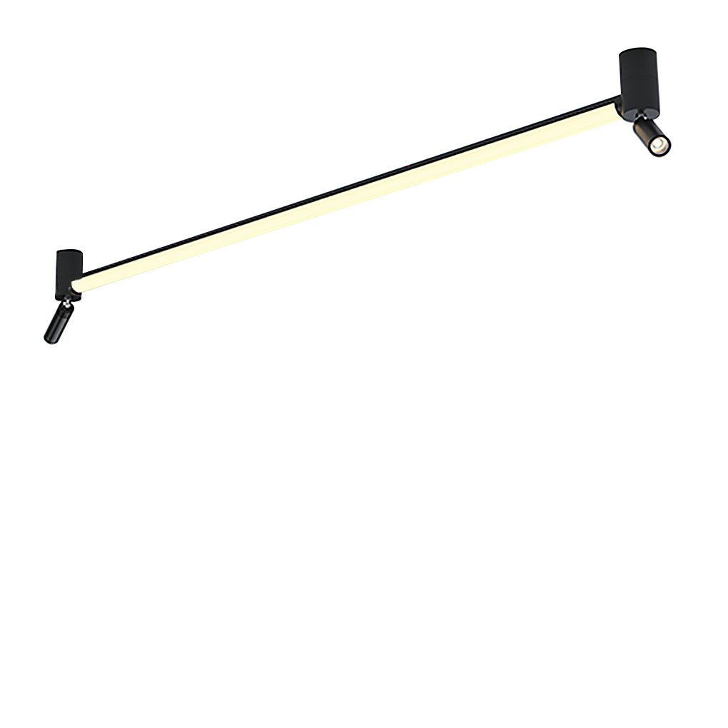 Modern LED Spotlight Bar Flush Mount Ceiling Light - Aluminum