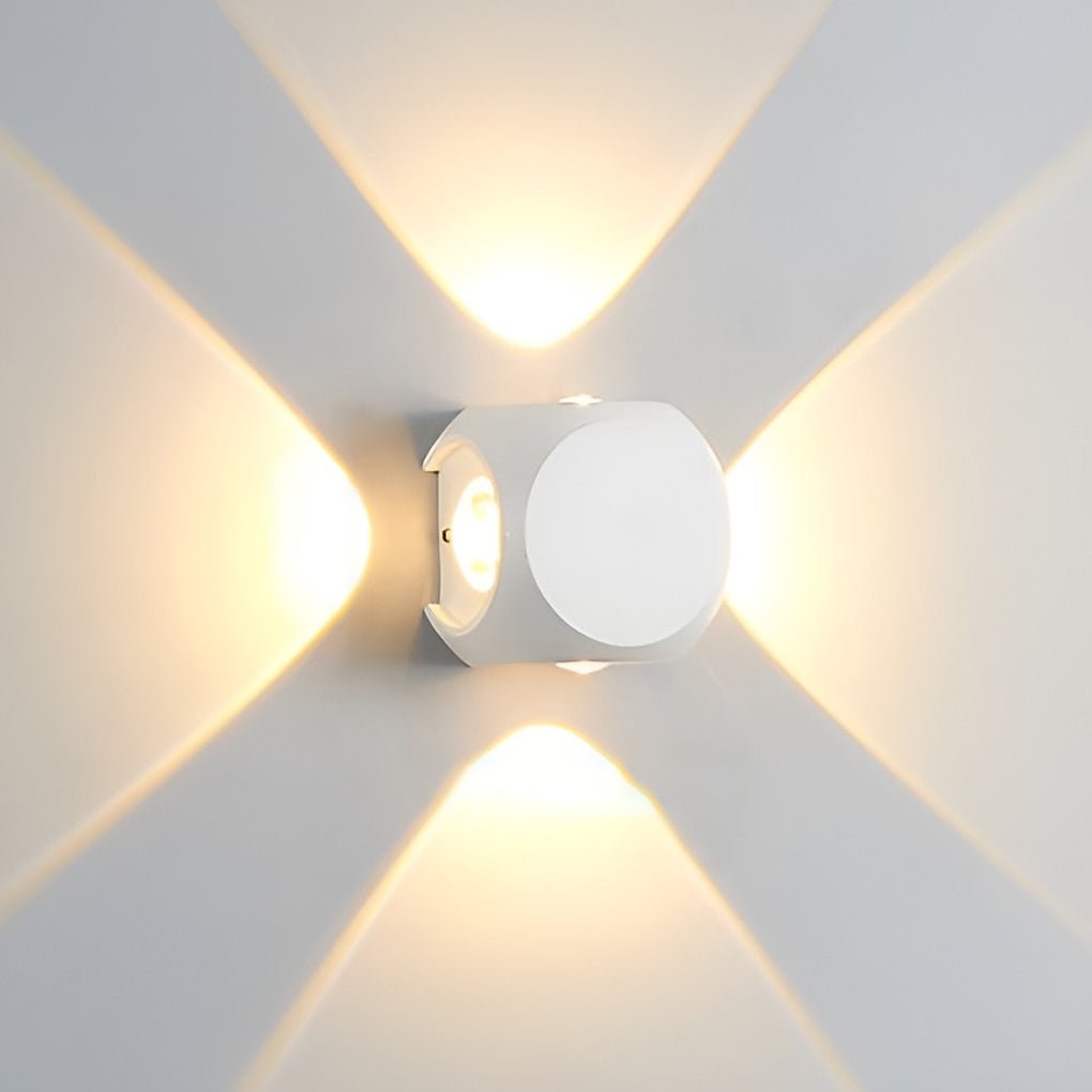 Modern Up Down Wall Light Outdoor Aluminum Waterproof Sconce