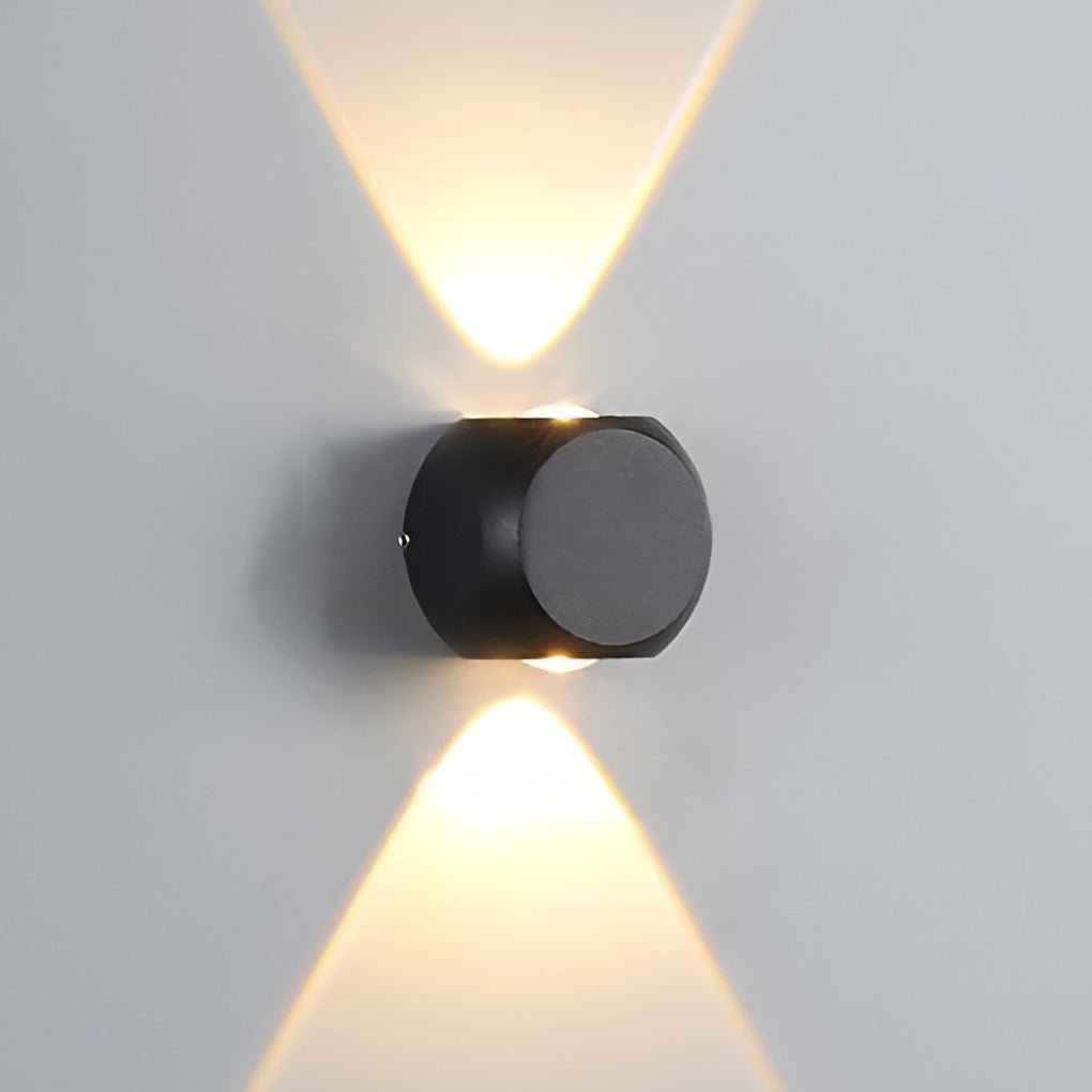 Modern Up Down Wall Light Outdoor Aluminum Waterproof Sconce