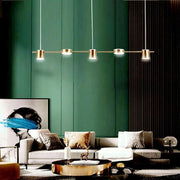 5-Light LED Modern Metal Acrylic Chandelier Pendant Light