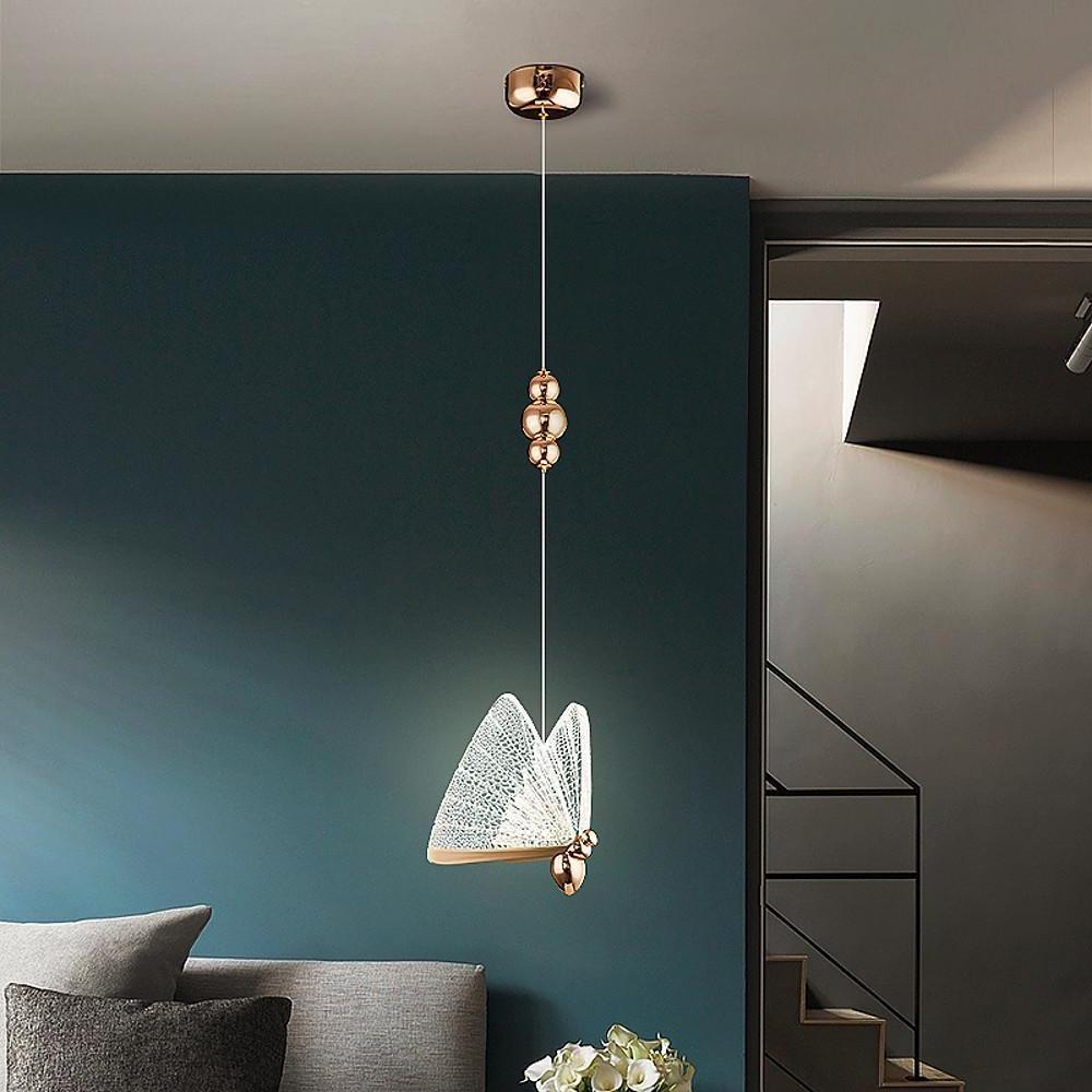 Butterfly Pendant Light – Modern Nordic Metal & Acrylic Ceiling Lamp