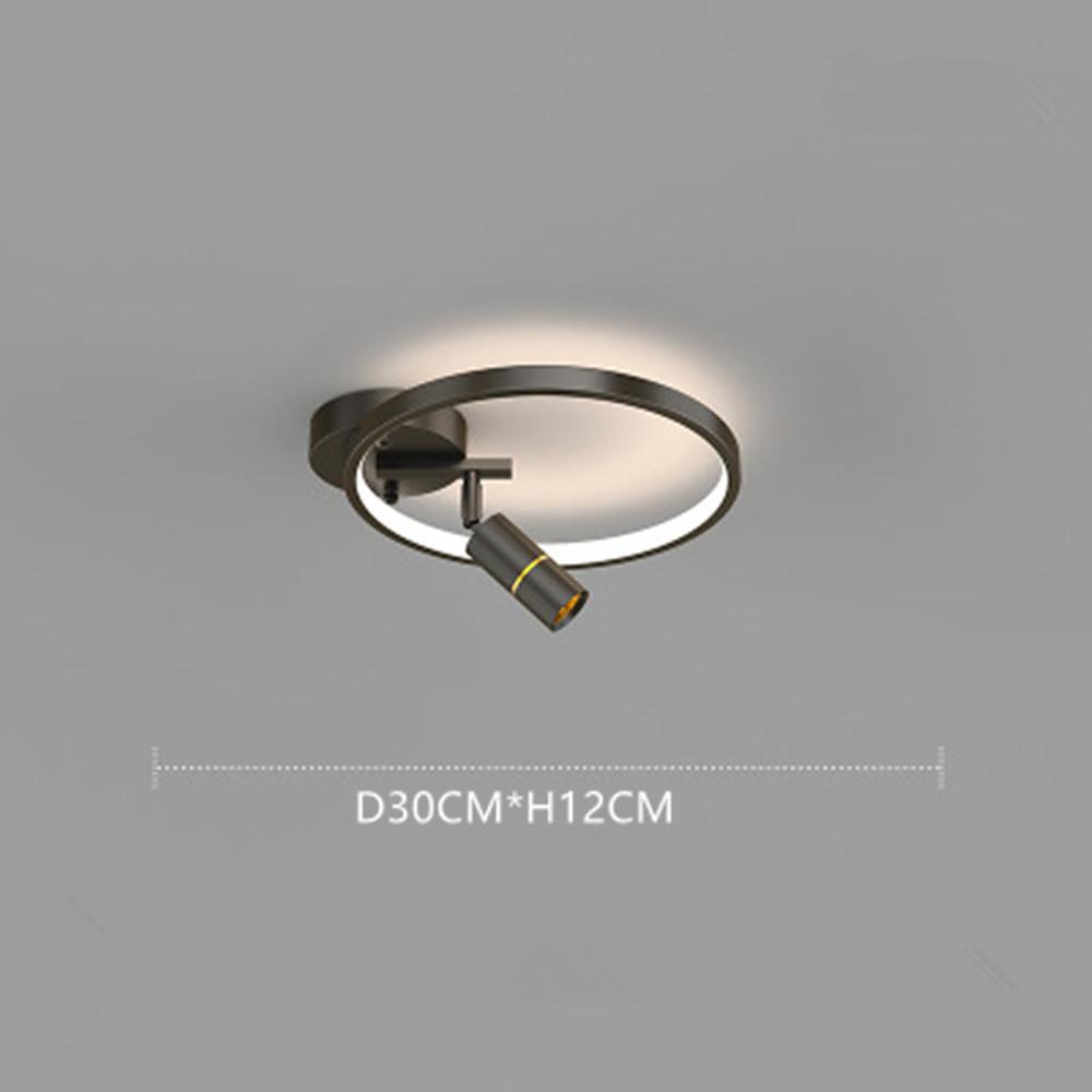 LED Circle Flush Mount Ceiling Light – Dimmable Modern Spotlight