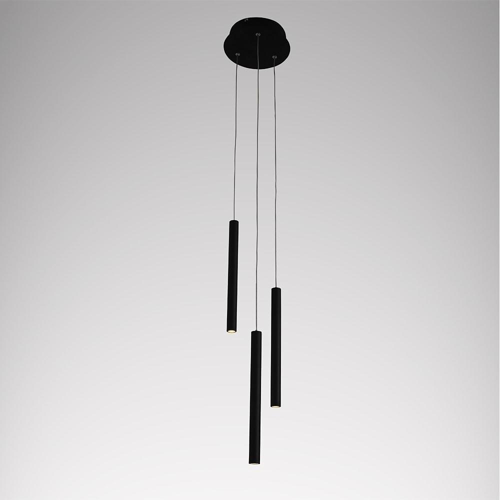 3-Light Adjustable LED Pendant Light Set – Modern Aluminum Island