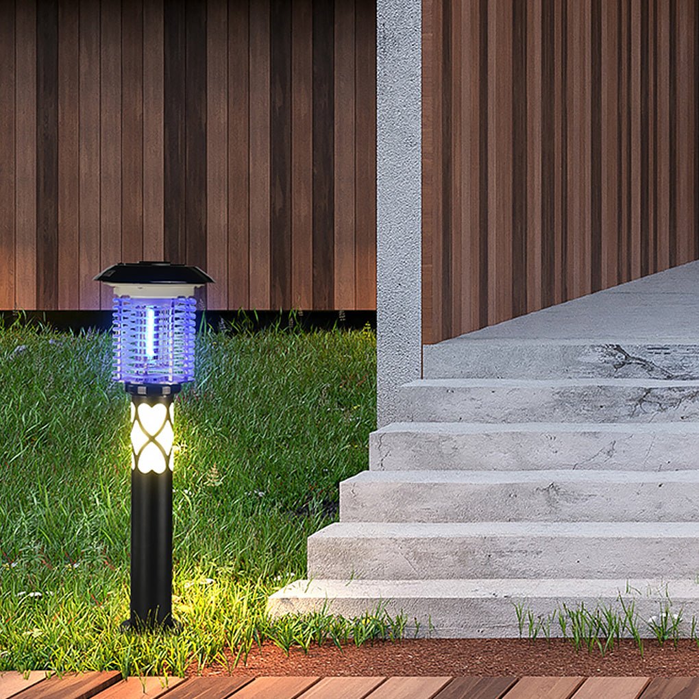 Solar LED Outdoor Mosquito Lamp with Dual Function Landscape Light