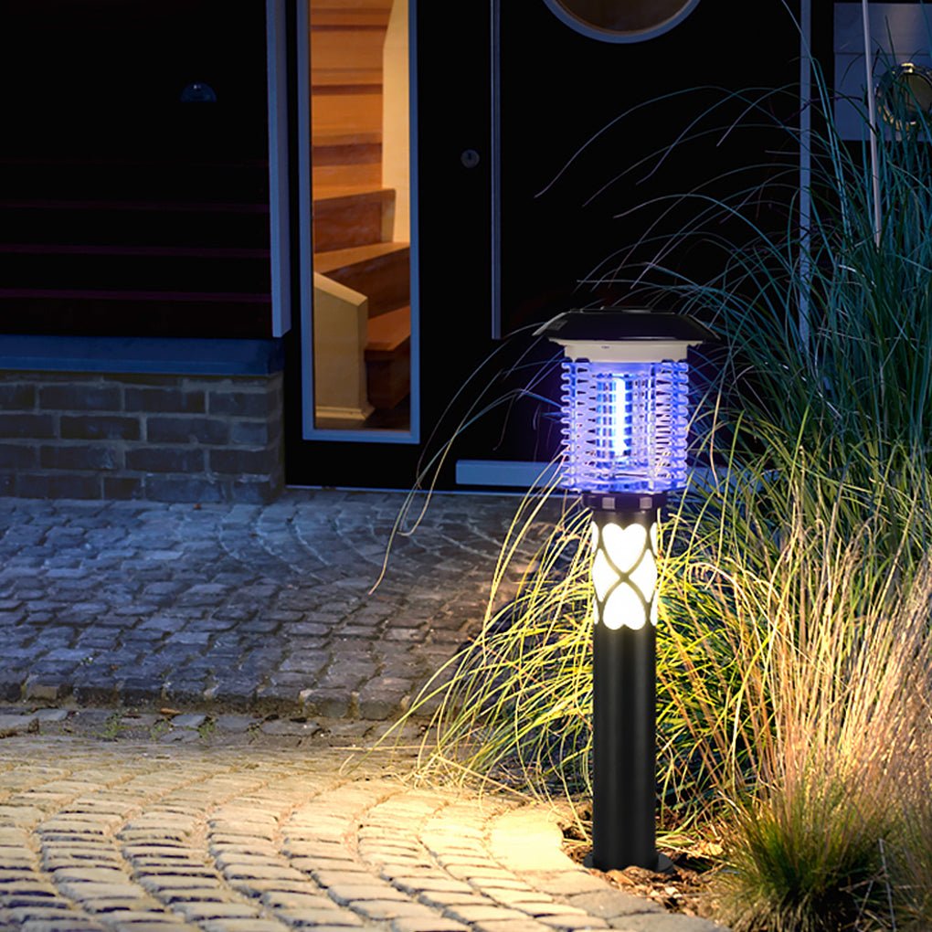 Solar LED Outdoor Mosquito Lamp with Dual Function Landscape Light