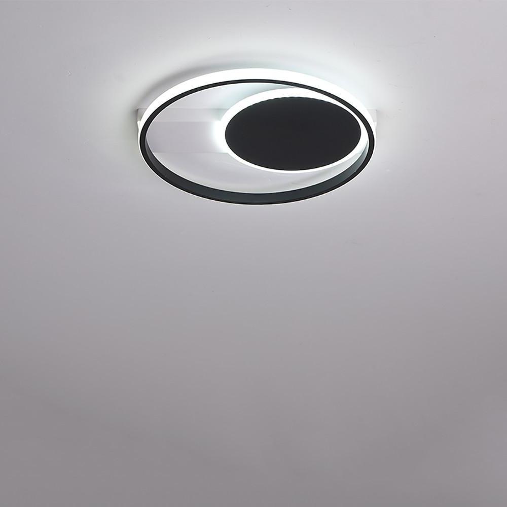 Dual Circle LED Flush Mount Ceiling Light – Modern Ambient Lighting