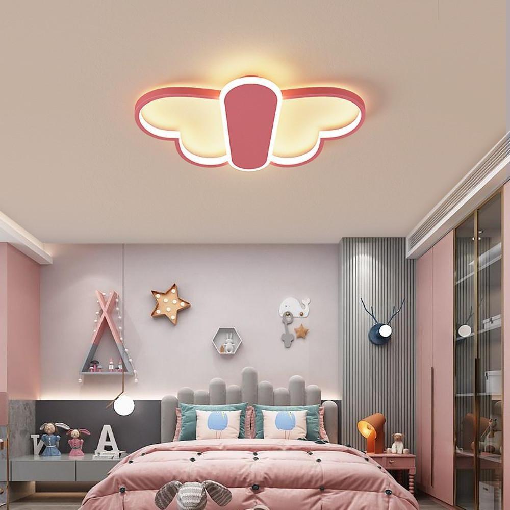 Butterfly LED Flush Mount Ceiling Light with Remote Dimmable