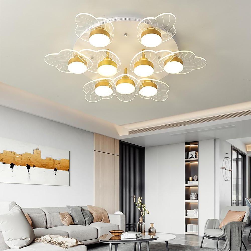 Nordic Flower Acrylic LED Flush Mount Ceiling Light
