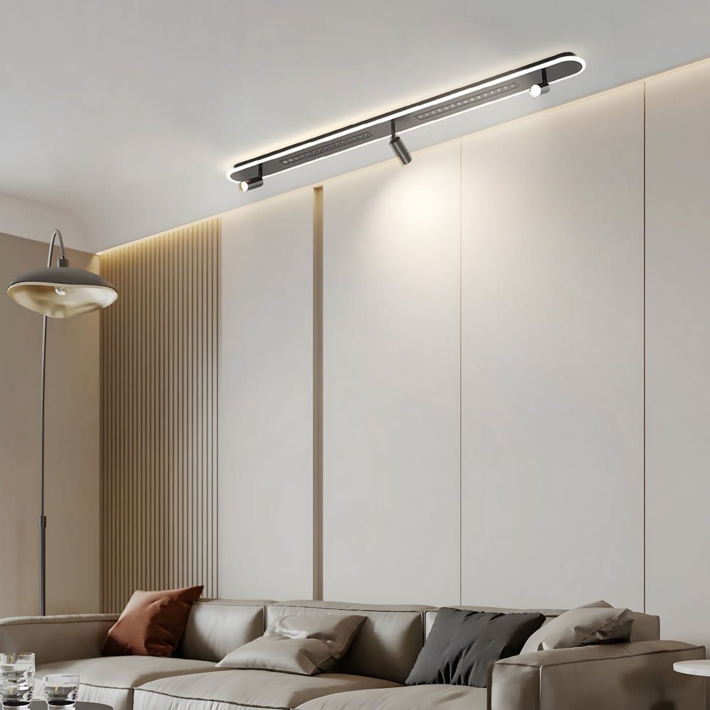 Modern Aluminum Adjustable Spotlight Ceiling Light with 3-Step Dimming