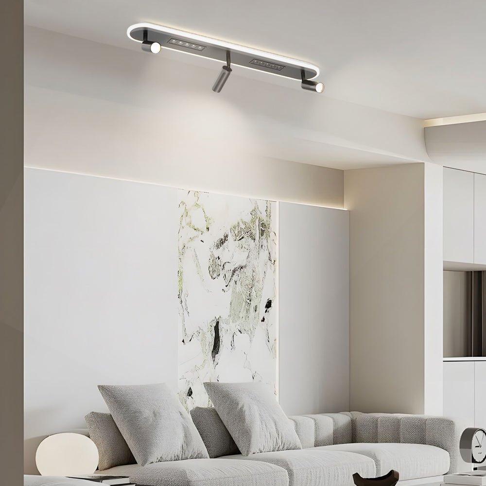 Modern Aluminum Adjustable Spotlight Ceiling Light with 3-Step Dimming