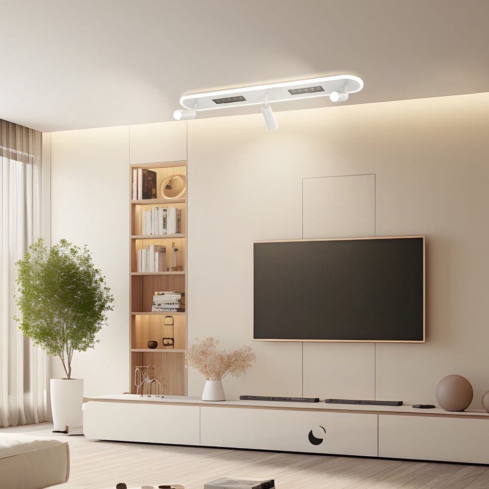 Modern Aluminum Adjustable Spotlight Ceiling Light with 3-Step Dimming