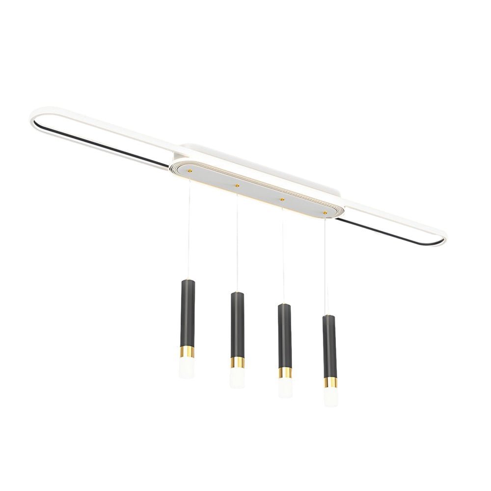 Modern Linear LED Pendant Light with Three-Step Dimming