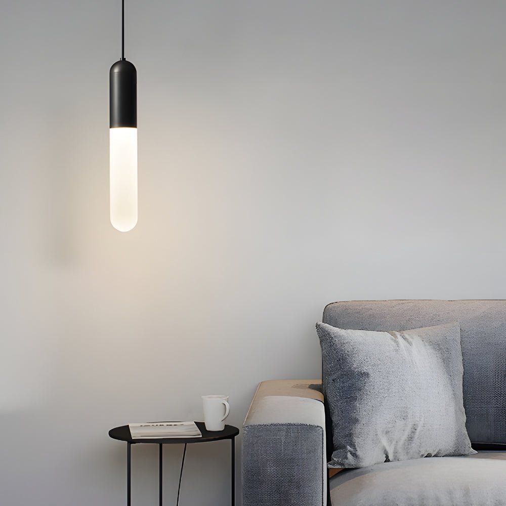 Modern Copper Acrylic Pendant Light with 3-Step Dimming
