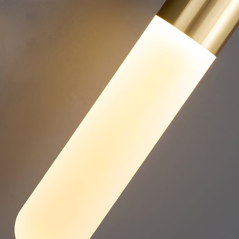 Modern Copper Acrylic Pendant Light with 3-Step Dimming
