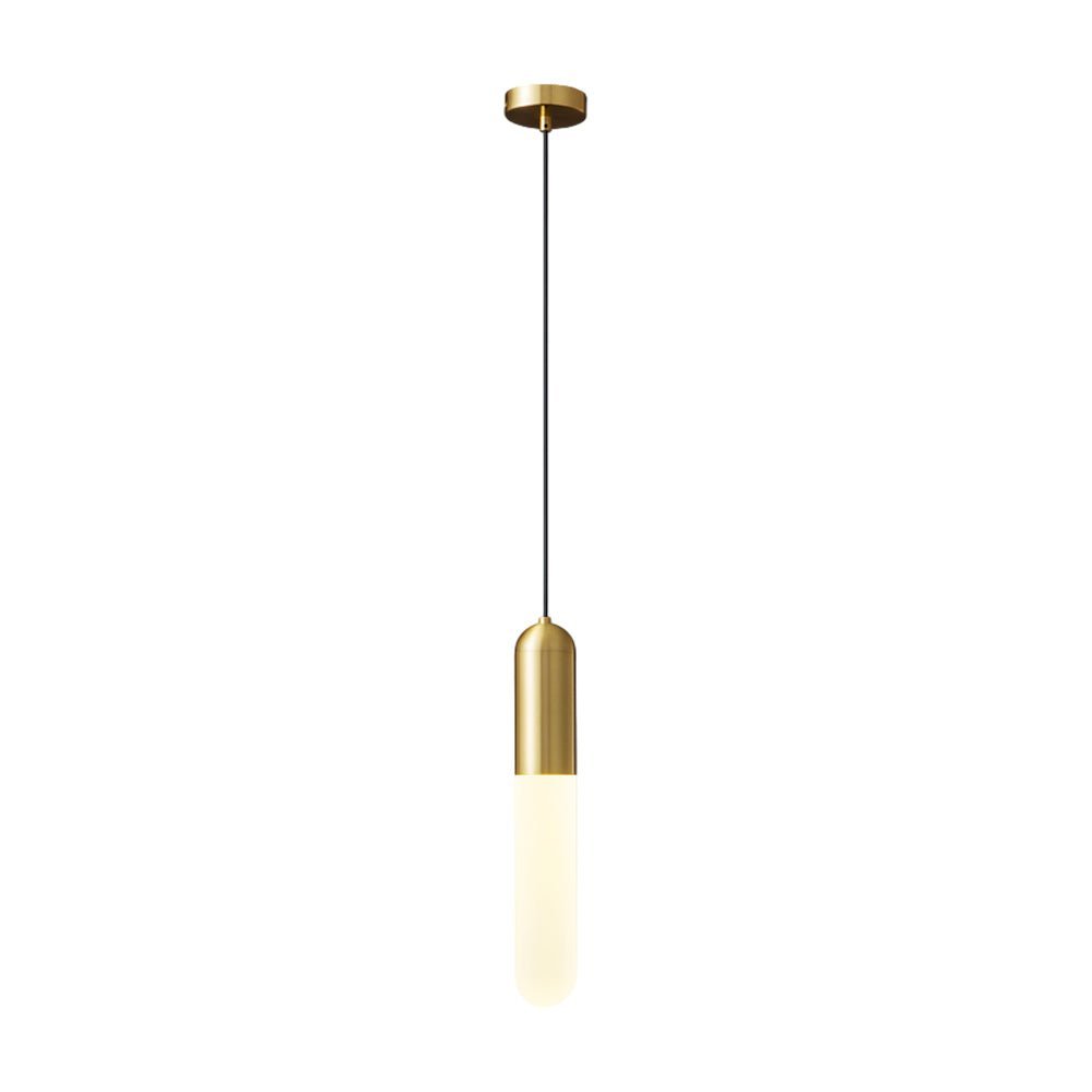 Modern Copper Acrylic Pendant Light with 3-Step Dimming