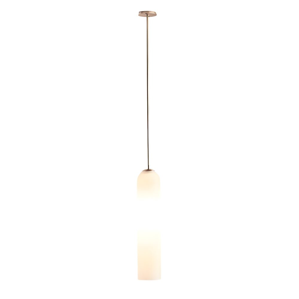 Modern Glass Bottle Pendant Light – Cylindrical Design