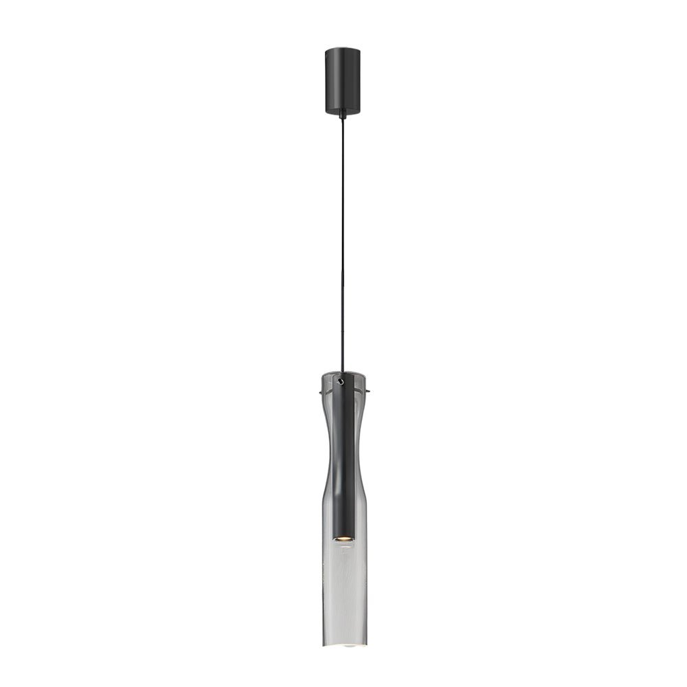 Glass Copper Modern Pendant Light 3-Step Dimming LED 3W