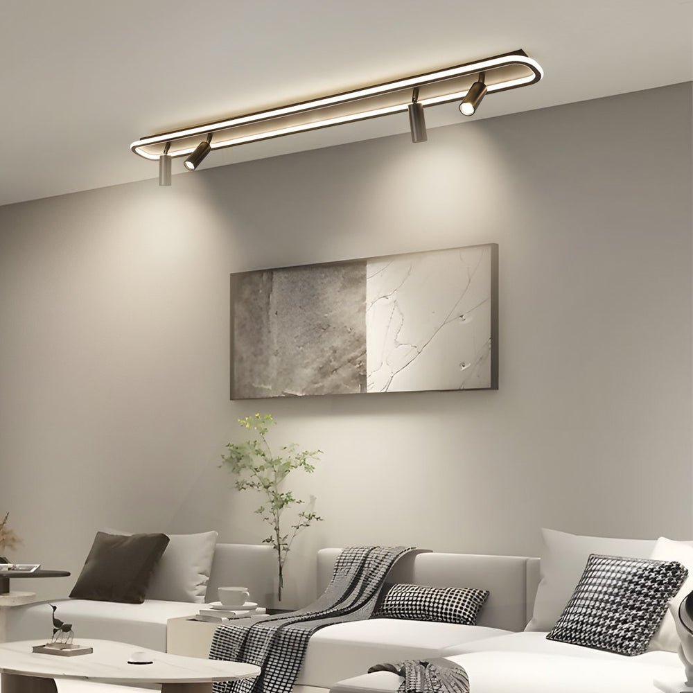 Modern Rectangular LED Spotlight Ceiling Light with 3-Step Dimming