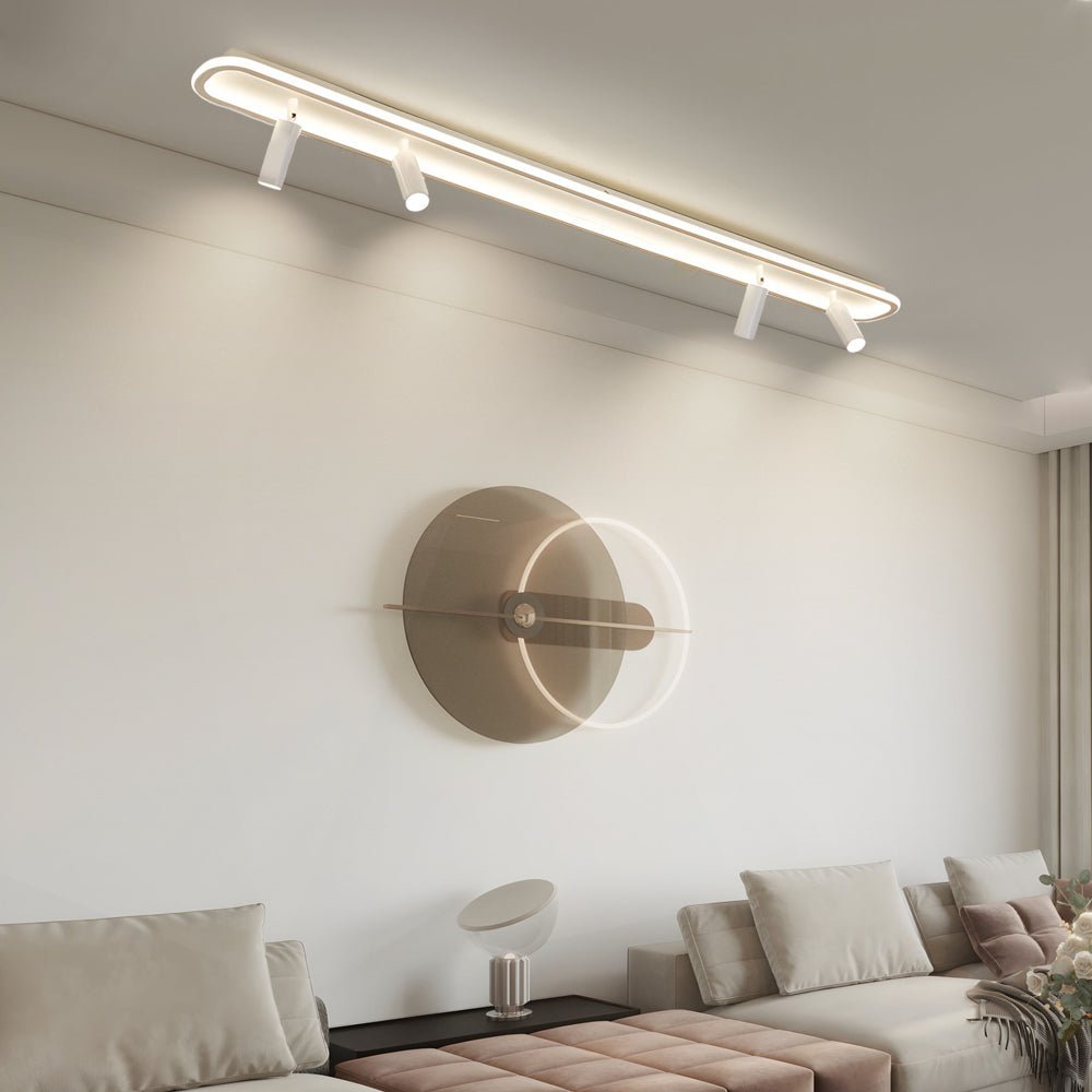 Modern Rectangular LED Spotlight Ceiling Light with 3-Step Dimming