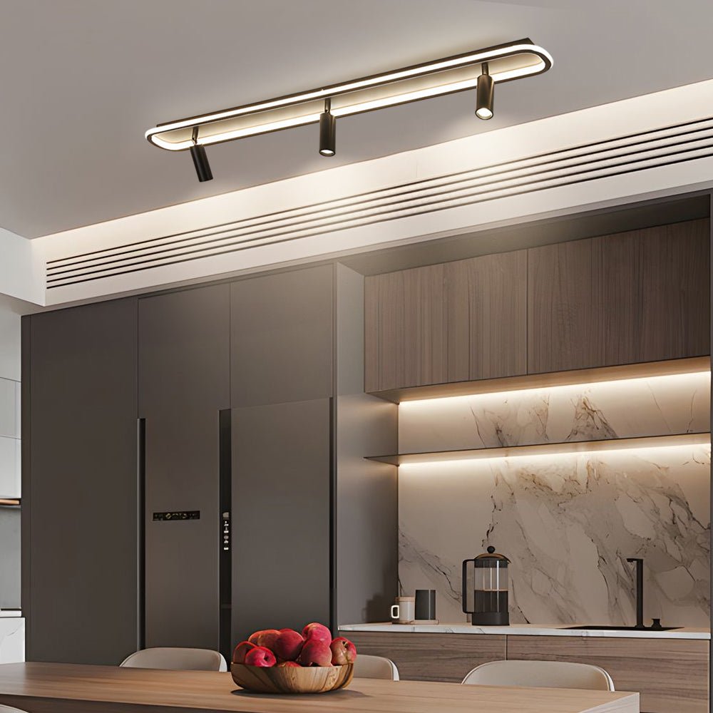 Modern Rectangular LED Spotlight Ceiling Light with 3-Step Dimming