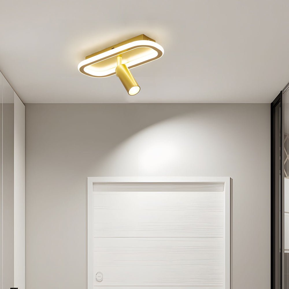 Modern Rectangular LED Spotlight Ceiling Light with 3-Step Dimming