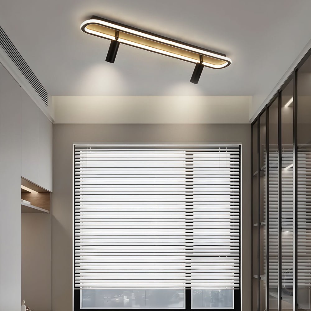 Modern Rectangular LED Spotlight Ceiling Light with 3-Step Dimming