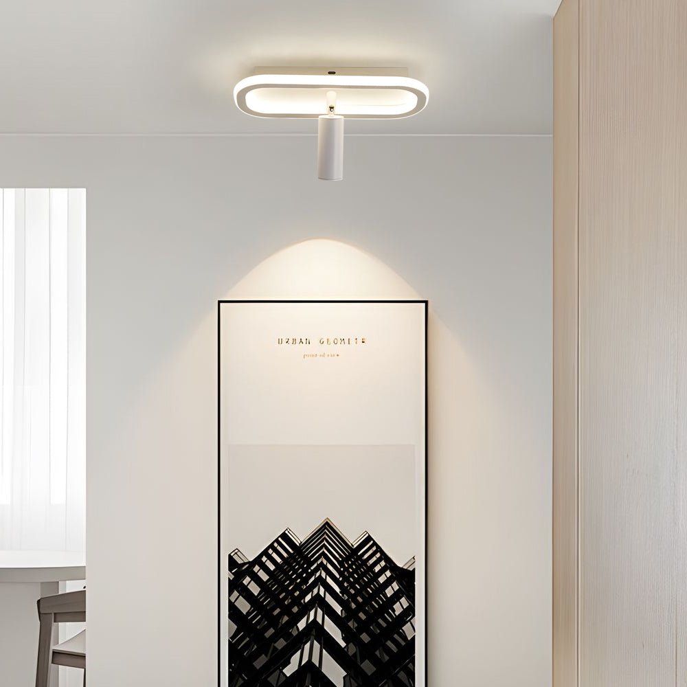 Modern Rectangular LED Spotlight Ceiling Light with 3-Step Dimming