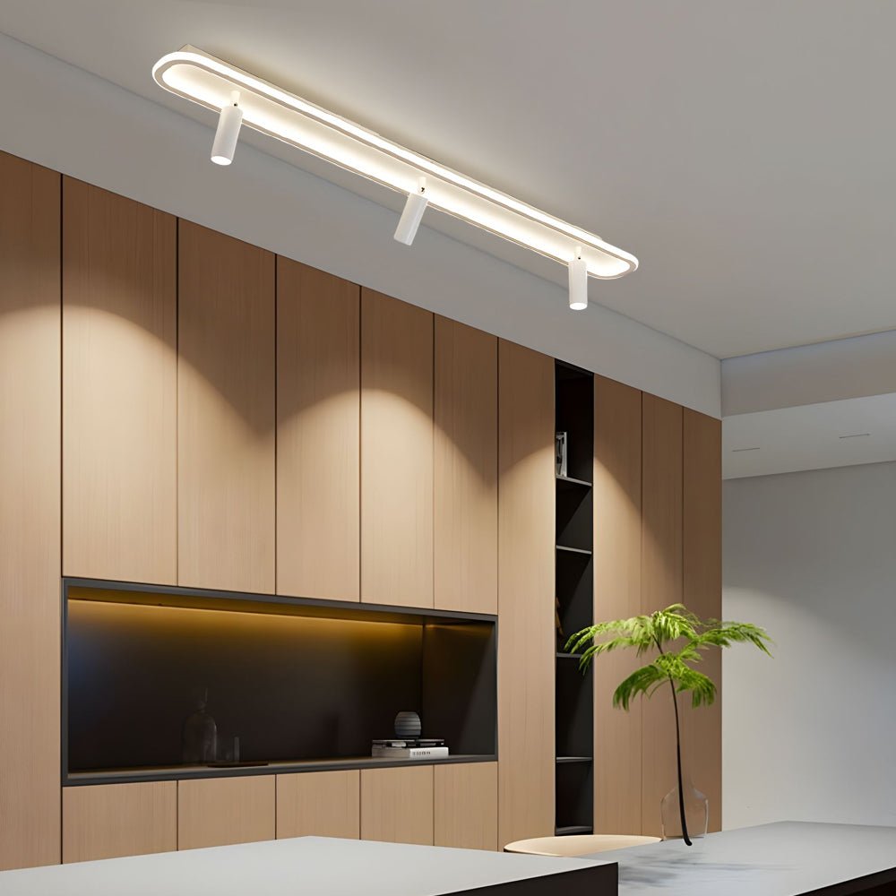Modern Rectangular LED Spotlight Ceiling Light with 3-Step Dimming